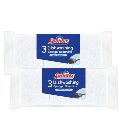 Spontex 3 dishwashing sponge