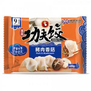 Kung Fu Chinese Dumplings Pork & Mushroom 400g