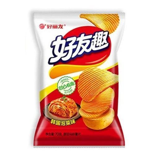 Orion HLY Potato Chips-Kimchi Flavour 70g