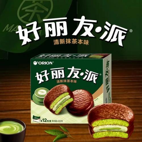 Orion Chocolate Pie Matcha Flavour (36g*12) 432g