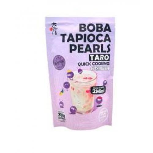 TYM Quick Cooking Boba Tapioca Balls – Taro 250g