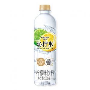 三得利 沁柠水 柠檬味饮料 550ml