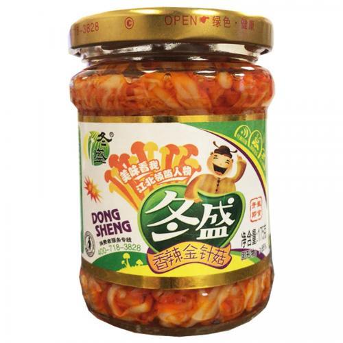 DongSheng Enoki Mushroom Hot Spicy 175g