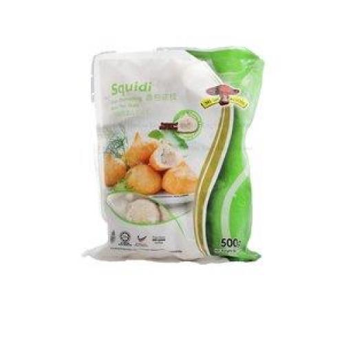 MUSHROOM Squidi Fish Dumplings (Cuttlefish & Seaweed Filling) 500g