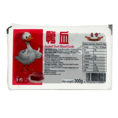 Honor Cooked Duck Blood Curd 300g