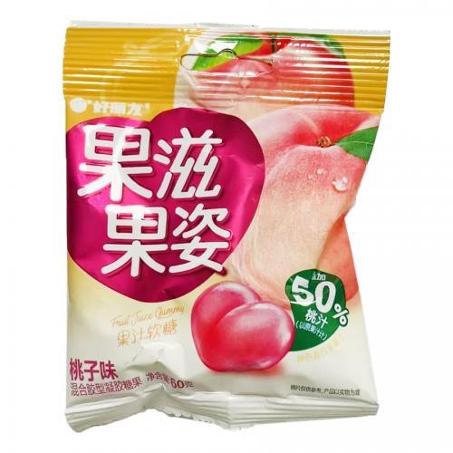 Orion Peach Fruit Gummy 60g