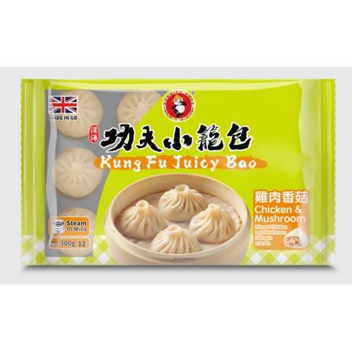 KungFu Brand Juicy Bao-Chicken & Mushroom 300g