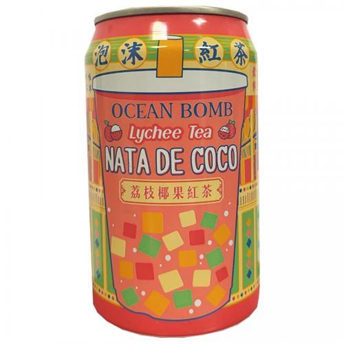 Ocean Bomb Nata de Coco Lychee Black Tea 315ml