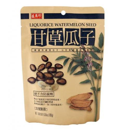 TF BRAND Salted Liquorice Flavour Watermelon Seeds 180g