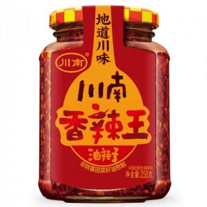 川南香辣王油辣子 208g
