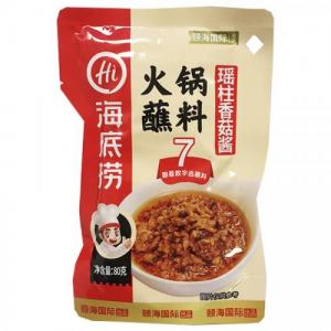 海底捞火锅蘸料瑶柱香菇酱 80g