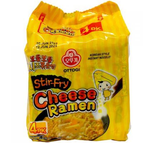 OTTOGI Stir Fry Cheese Ramen 120g*4Bags