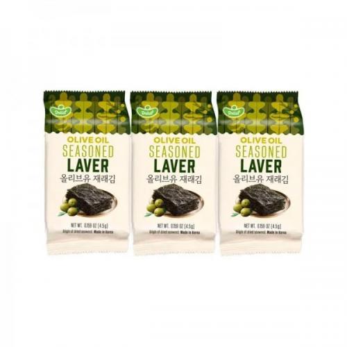 Delief Roasted Seasoned Laver Olive Oil Flavour (4.5g*3) 13.5g