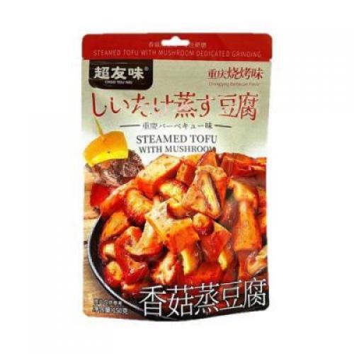 CYQ shiitake Mushroom with Tofu Snack-BBQ 150g