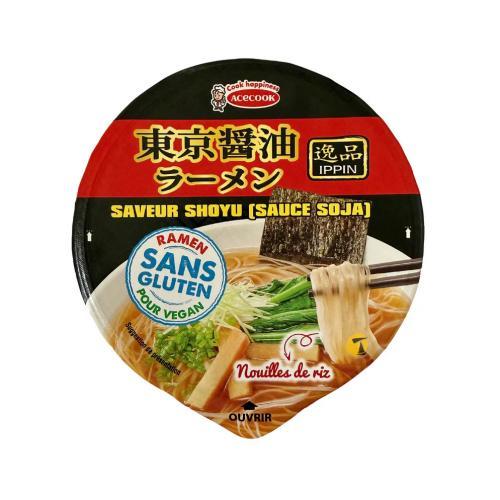 Acecook Ippin Instant Rice Noodle in Bowl - Shoyu Flavour 63g