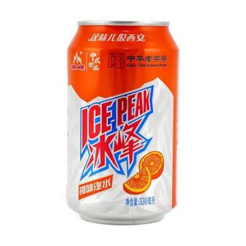 Ice Peak Soda Drink Orange Flavour 330ml