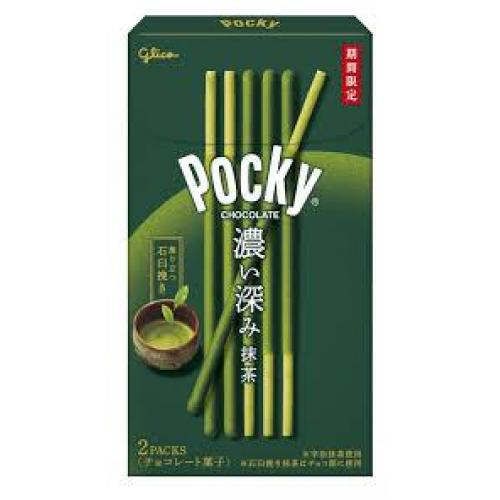 Glico Pocky (JP) Chocolate Biscuit Stick - Strong Matcha 52.8g