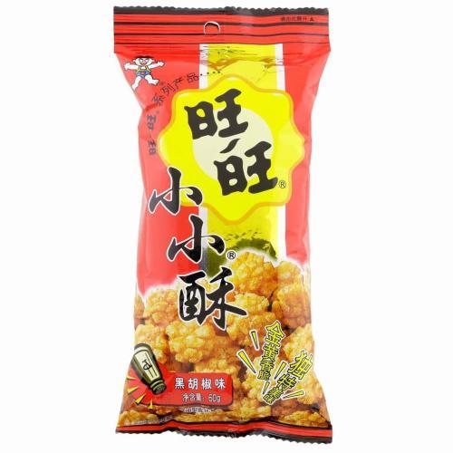 Want Want Mini Senbei Black Pepper 60g